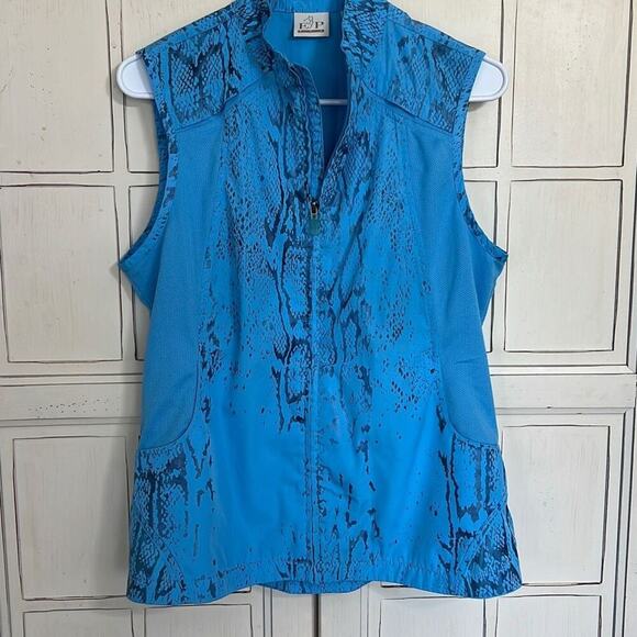EP Pro womens size medium zip up golf vest snake - Picture 1 of 2